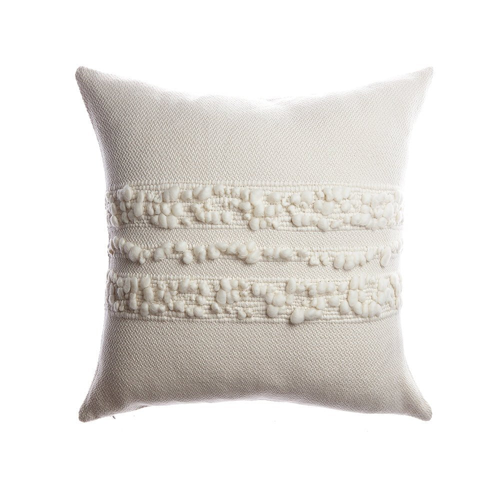 Bubble Textured Merino Wool Boho Pillow - Image 4