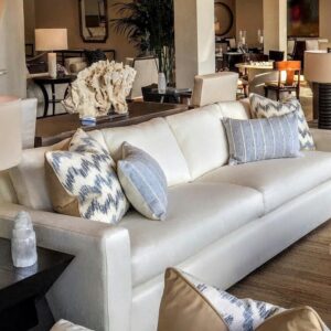Striped Raw Silk Decorative Pillow