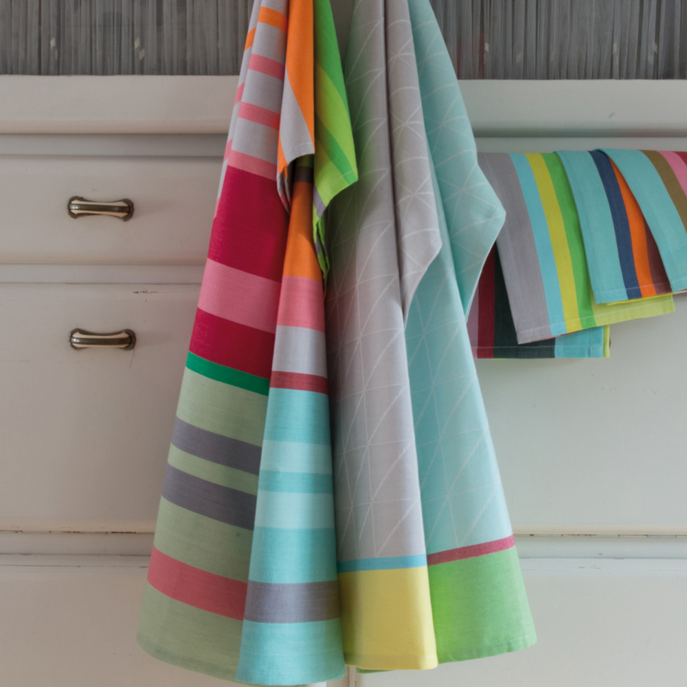 Striped kitchen towels (set of 2) - Image 2