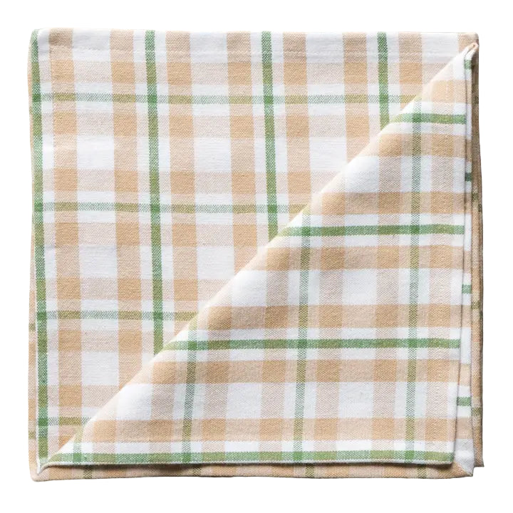 Napkins Plaided Beige (set of 2)
