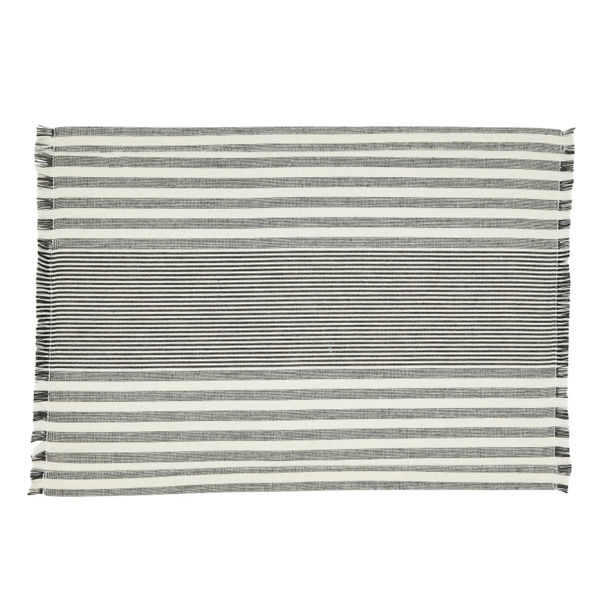 Black & White Striped Placemat (set of 4) - Image 2